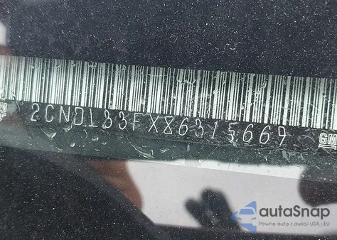 2008 Chevrolet Equinox Lt из США, поврежденный, VIN 2CNDL33FX86315669